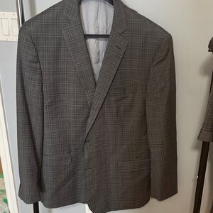 Brooks Brothers Men's Gray Plaid Blazer